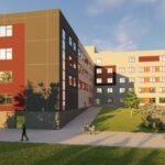 25.08.2020. Czerwona Góra. Wizualizacja Świętokrzyskiego Centrum Chorób Płuc / Wojewódzki Szpital Specjalistyczny