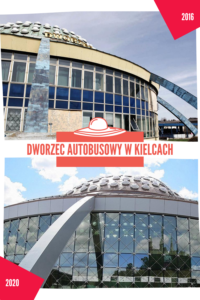 Kielce. Dworzec autobusowy w 2016 i 2020 roku / Radio Kielce