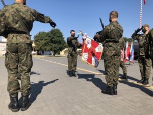 21.08.2020 Sandomierz. Przysięga terytorialsów / por. Marcin Kowal / ŚBOT