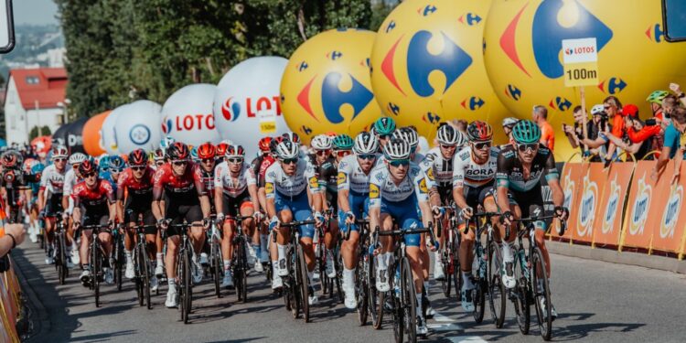 07.08.2020 Bielsko-Biała. Trzeci etap wyścigu kolarskiego Tour de Pologne / Szymon Gruchalski / Materiały prasowe Tour de Pologne