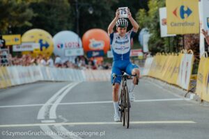 08.08.2020. 77. Tour de Pologne. IV etap. Na zdjęciu: Belg Remco Evenepoel - zwycięzca etapu / Szymon Gruchalski / Materiały Tour de Pologne