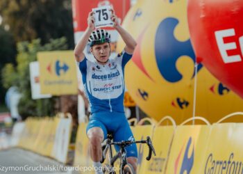 08.08.2020. 77. Tour de Pologne. IV etap. Na zdjęciu: Belg Remco Evenepoel - zwycięzca etapu / Szymon Gruchalski / Materiały Tour de Pologne