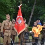 04.08.2020. Kraków. Uroczystości na Cmentarzu Rakowickim / Michał Rybak / oficer prasowy 55. Marszu Szlakiem I Kompanii Kadrowej