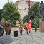 04.08.2020. Kraków. 55. Marsz Szlakiem I Kompanii Kadrowej. Uroczystości pod pomnikiem Marszałka Józefa Piłsudskiego / Michał Rybak / oficer prasowy 55. Marszu Szlakiem I Kompanii Kadrowej