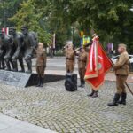 04.08.2020. Kraków. 55. Marsz Szlakiem I Kompanii Kadrowej. Uroczystości pod pomnikiem Marszałka Józefa Piłsudskiego / Michał Rybak / oficer prasowy 55. Marszu Szlakiem I Kompanii Kadrowej