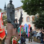 04.08.2020. Kraków. 55. Marsz Szlakiem I Kompanii Kadrowej. Uroczystości pod pomnikiem Marszałka Józefa Piłsudskiego / Michał Rybak / oficer prasowy 55. Marszu Szlakiem I Kompanii Kadrowej