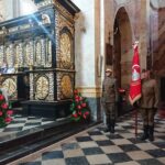 09.08.2020. Jędrzejów. 55. Marsz Szlakiem I Kompani Kadrowej. Msza w Klasztorze Ojców Cystersów / Ewa Pociejowska-Gawęda / Radio Kielce