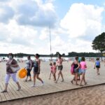 10.08.2020. Sielpia. Zalew / Magdalena Galas-Klusek / Radio Kielce