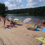 10.08.2020. Rejów. Wypoczynek nad wodą / Anna Głąb / Radio Kielce