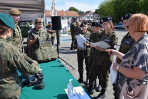 03.08.2020. Staszów. Akcja "Zostań żołnierzem RP" / Marta Korzynek / 102. batalion piechoty lekkiej w Sandomierzu