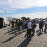 31.08.2020. Chęciny. Testy na obecność koronawirusa dla nauczycieli z gminy Chęciny / Michał Kita / Radio Kielce