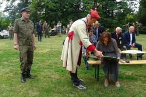 06.08.2020. Michałowice. Marsz Szlakiem I Kompanii Kadrowej / Ewa Pociejowska-Gawęda / Radio Kielce