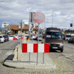 31.08.2020. Kielce. Tymczasowy dworzec autobusowy na Placu Niepodległości / Piotr Kwaśniewski / Radio Kielce