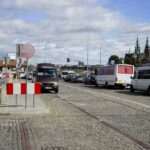 31.08.2020. Kielce. Tymczasowy dworzec autobusowy na Placu Niepodległości / Piotr Kwaśniewski / Radio Kielce