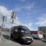 31.08.2020. Kielce. Tymczasowy dworzec autobusowy na Placu Niepodległości / Piotr Kwaśniewski / Radio Kielce