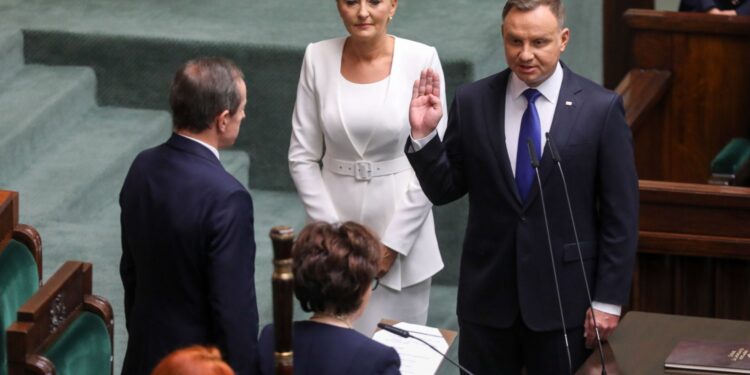06.08.2020. Andrzej Duda złożył przysięgę przed Zgromadzeniem Narodowym i rozpoczął drugą, pięcioletnią kadencję prezydencką / KPRP