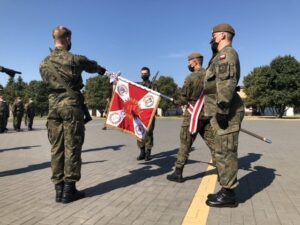 21.08.2020 Sandomierz. Przysięga terytorialsów / por. Marcin Kowal / ŚBOT