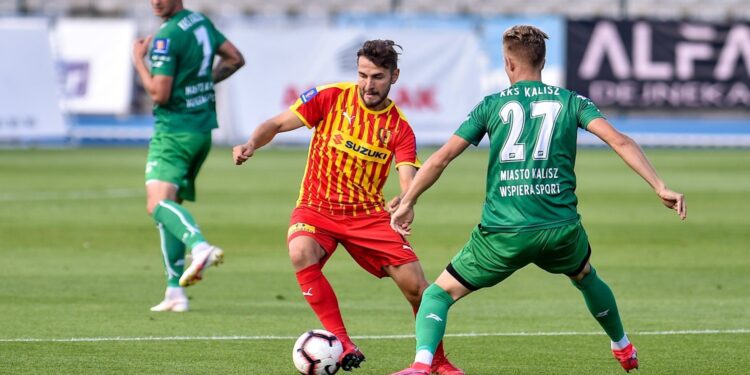 15.08.2020 Kalisz. Mecz Pucharu Polski. KKS 1925 Kalisz - Korona Kielce / Korona Kielce