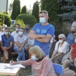 06.08.2020. Niewachlów. Spotkanie z mieszkańcami