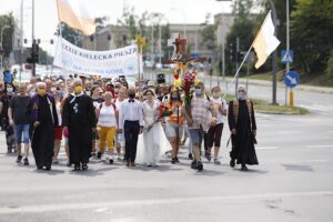 08.08.2020. Kielce. 39. Piesza Pielgrzymka Diecezji Kieleckiej na Jasną Górę / Jarosław Kubalski / Radio Kielce