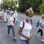 09.08.2020. Kielce. 39. Piesza Pielgrzymka Kielecka na Jasną Górę wyruszyła ze stolicy województwa świętokrzyskiego / Jarosław Kubalski / Radio Kielce