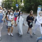 09.08.2020. Kielce. 39. Piesza Pielgrzymka Kielecka na Jasną Górę wyruszyła ze stolicy województwa świętokrzyskiego / Jarosław Kubalski / Radio Kielce