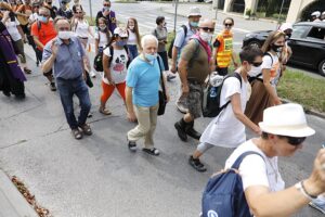 08.08.2020. Kielce. 39. Piesza Pielgrzymka Diecezji Kieleckiej na Jasną Górę / Jarosław Kubalski / Radio Kielce