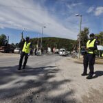 28.08.2020 Kielce. Akcja profilaktyczna o podstawowych zasadach bezpiecznego zachowania na przejazdach kolejowych / Jarosław Kubalski / Radio Kielce