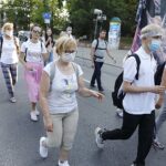 09.08.2020. Kielce. 39. Piesza Pielgrzymka Kielecka na Jasną Górę wyruszyła ze stolicy województwa świętokrzyskiego / Jarosław Kubalski / Radio Kielce