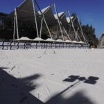 21.08.2020. Kielce. Przygotowania do Międzynarodowego Festiwalu Sportów Plażowych / Jarosław Kubalski / Radio Kielce