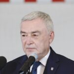 27.08.2020 Chmielnik. Otwarcie hali sportowej. Marszałek Andrzej Bętkowski / Jarosław Kubalski / Radio Kielce