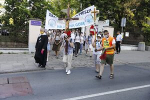 09.08.2020. Kielce. 39. Piesza Pielgrzymka Kielecka na Jasną Górę wyruszyła ze stolicy województwa świętokrzyskiego / Jarosław Kubalski / Radio Kielce