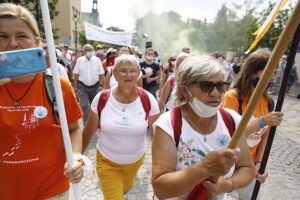 08.08.2020. Kielce. 39. Piesza Pielgrzymka Diecezji Kieleckiej na Jasną Górę / Jarosław Kubalski / Radio Kielce