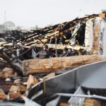 25.08.2020 Kielce. Dogaszanie pożaru marketu Lidl przy ulicy Piekoszowskiej / Jarosław Kubalski / Radio Kielce