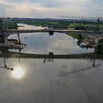 11.08.2020 Nowy Korczyn. Most na Wiśle / Jarosław Kubalski / Radio Kielce