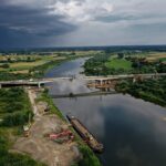 11.08.2020 Nowy Korczyn. Most na Wiśle / Jarosław Kubalski / Radio Kielce