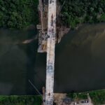 11.08.2020 Nowy Korczyn. Most na Wiśle / Jarosław Kubalski / Radio Kielce