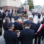 31.08.2020 Kielce. 40. rocznica powstania Solidarności. Złożenie kwiatów pod pomnikiem księdza Jerzego Popiełuszki / Jarosław Kubalski / Radio Kielce