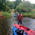 22.08.2020 Wolica. VI Spływ Kajakowy „U źródeł chrześcijaństwa”. Na zdjęciu:  biskup Marian Florczyk / Iwona Murawska / Radio Kielce