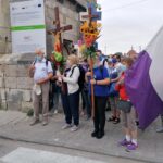 06.08.2020 Wiślica. 39. Piesza Pielgrzymka Diecezji Kieleckiej na Jasną Górę. Na zdjęciu (po lewej): biskup Jan Piotrowski / Marta Gajda / Radio Kielce