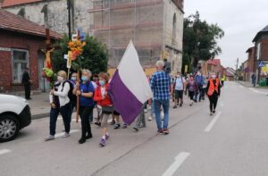 06.08.2020 Wiślica. 39. Piesza Pielgrzymka Diecezji Kieleckiej na Jasną Górę / Marta Gajda / Radio Kielce