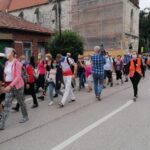 06.08.2020 Wiślica. 39. Piesza Pielgrzymka Diecezji Kieleckiej na Jasną Górę / Marta Gajda / Radio Kielce