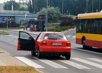 08.08.2020. Kielce. Potrącenie pieszej na ulicy Grunwaldzkiej / Piotr Kwaśniewski / Radio Kielce