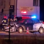 02.08.2020 Brzeziny. Kolizja na drodze krajowej nr 73 / Andrzej Szostak