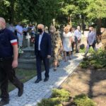 02.08.2020 Sandomierz. Uroczystości upamiętniające 76. rocznicę bitwy pod Pielaszowem / Grażyna Szlęzak-Wójcik / Radio Kielce