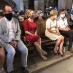 02.08.2020. Sandomierz. Festiwalu Muzyki Sakralnej „Ucho Igielne”. Na zdjęciu (w środku): Anna Krupka - wiceminister sportu / Grażyna Szlęzak-Wójcik / Radio Kielce