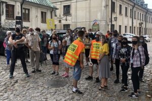 04.08.2020. Sandomierz. Pielgrzymka Ziemi Sandomierskiej  na Jasną Górę / Grażyna Szlęzak-Wójcik / Radio Kielce