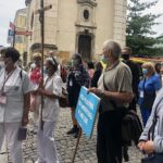 04.08.2020. Sandomierz. Pielgrzymka Ziemi Sandomierskiej  na Jasną Górę / Grażyna Szlęzak-Wójcik / Radio Kielce