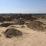 06.08.2020. Wilczyce. Grób odkryty przez archeologów / Grażyna Szlęzak-Wójcik / Radio Kielce