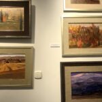 09.08.2020. Sandomierz. BWA. Wystawa malarstwa „Pejzaż i tożsamość” / Grażyna-Szlęzak-Wójcik / Radio Kielce